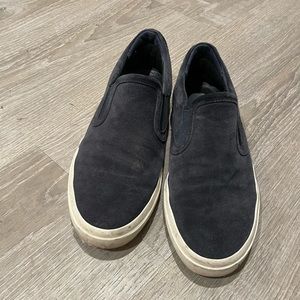 Vince Blue Suede Slip on sneakers